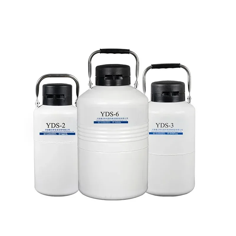 Portable 2L Liquid Nitrogen Storage Tank Static Cryogenic Container with Straps High quality NE