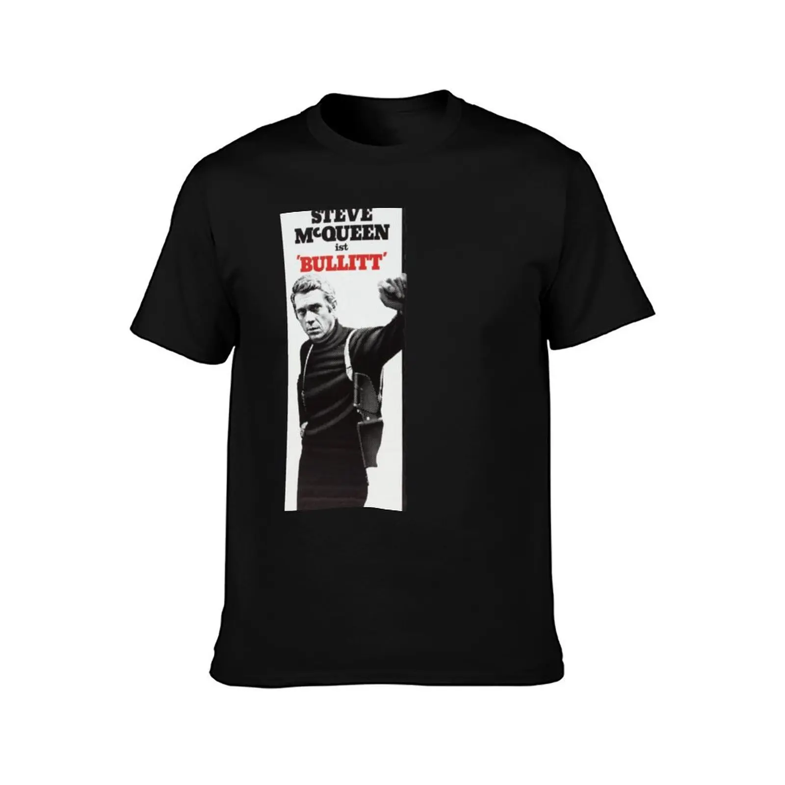 BULLITT STEVE T-Shirt Non-Shrink Basic Cotton T-Shirt