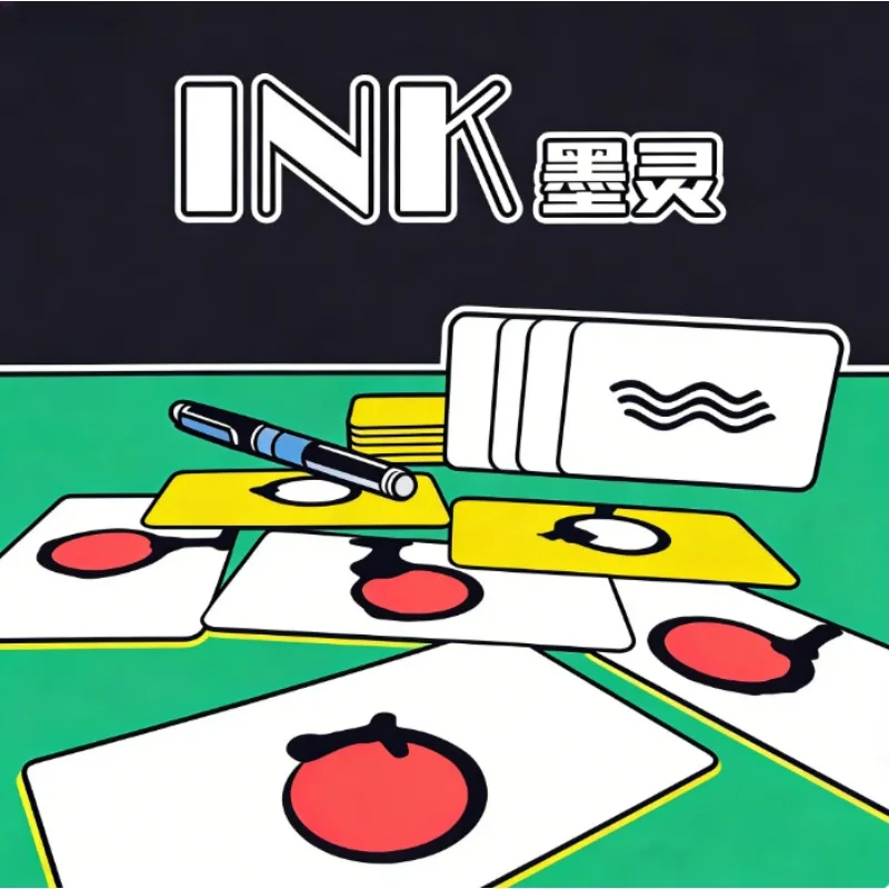 Ink by J.C – Magic Trick Gimmick Close-Up Illusion Mentalism Prediction Device Magia Tools Magician Electronic Props