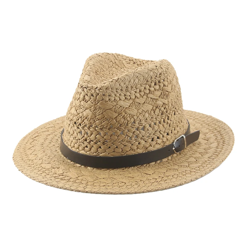 

Hat Hats for Women Bucket Hat Straw Sun Hat Panamas Casual Luxury Summer Spring Belt Men Caps Jazz Cap Men Hat Casquette Femme