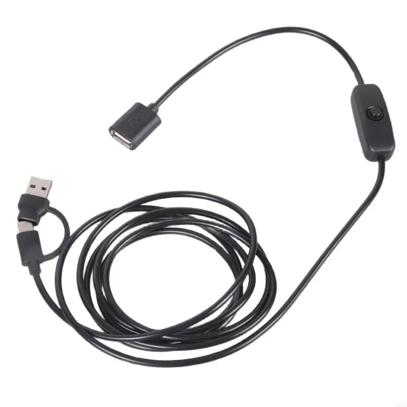 High Performances OTG Adapters Cable Supporting USB and Type C Connectivity for Fast Data Syncs and Charging Functionality 83CF