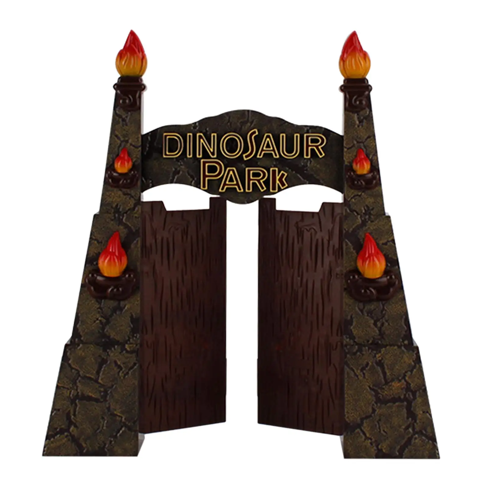 Gate Accessories Decoration Sculpture DIY Dinosaur Park for Children