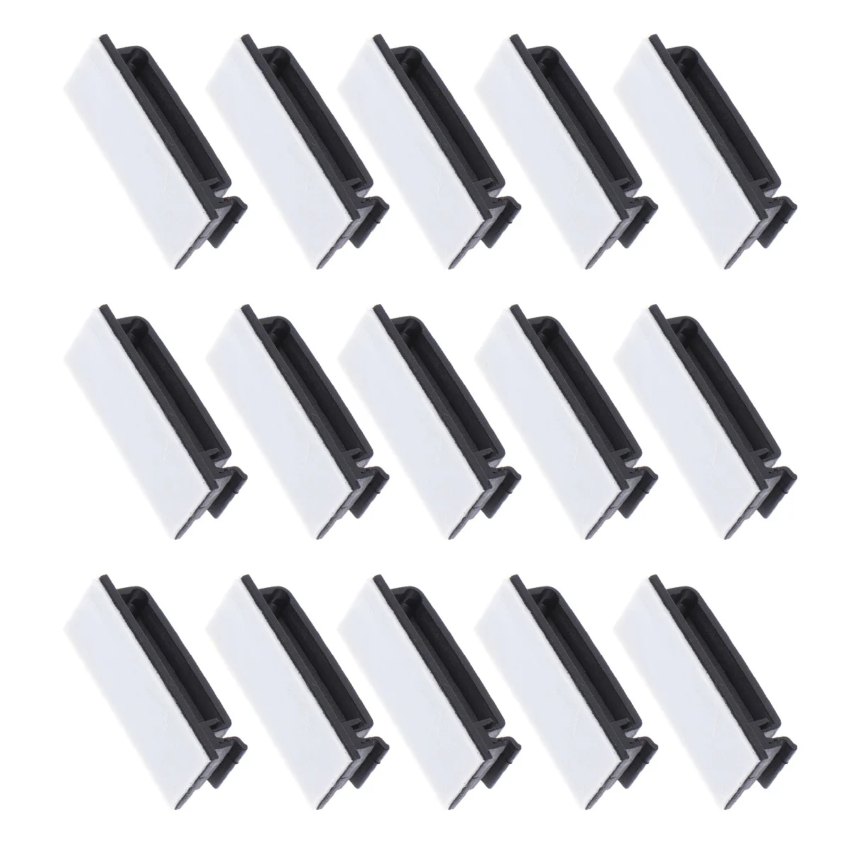 

50Pcs Cable Ties Holder Wire Management Clips Adhesive Back Self-Stick Cord Organizers for Desk Computer Black