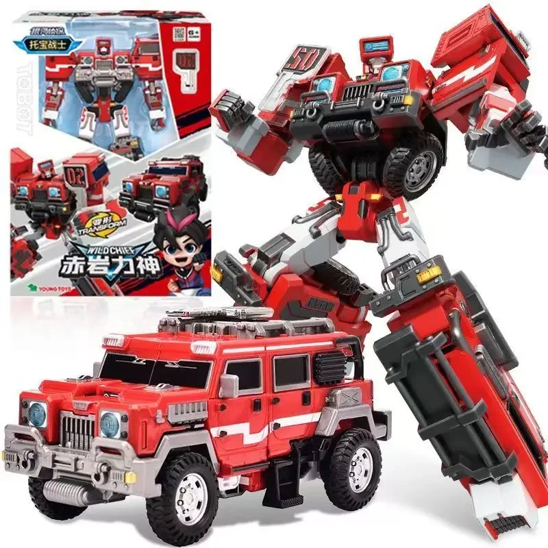 Tobot V GD Wild Chief Robot STORM JOE VEHICLE Car Action Figure ABS Transformation Aircraft Model Toys For Children Gift