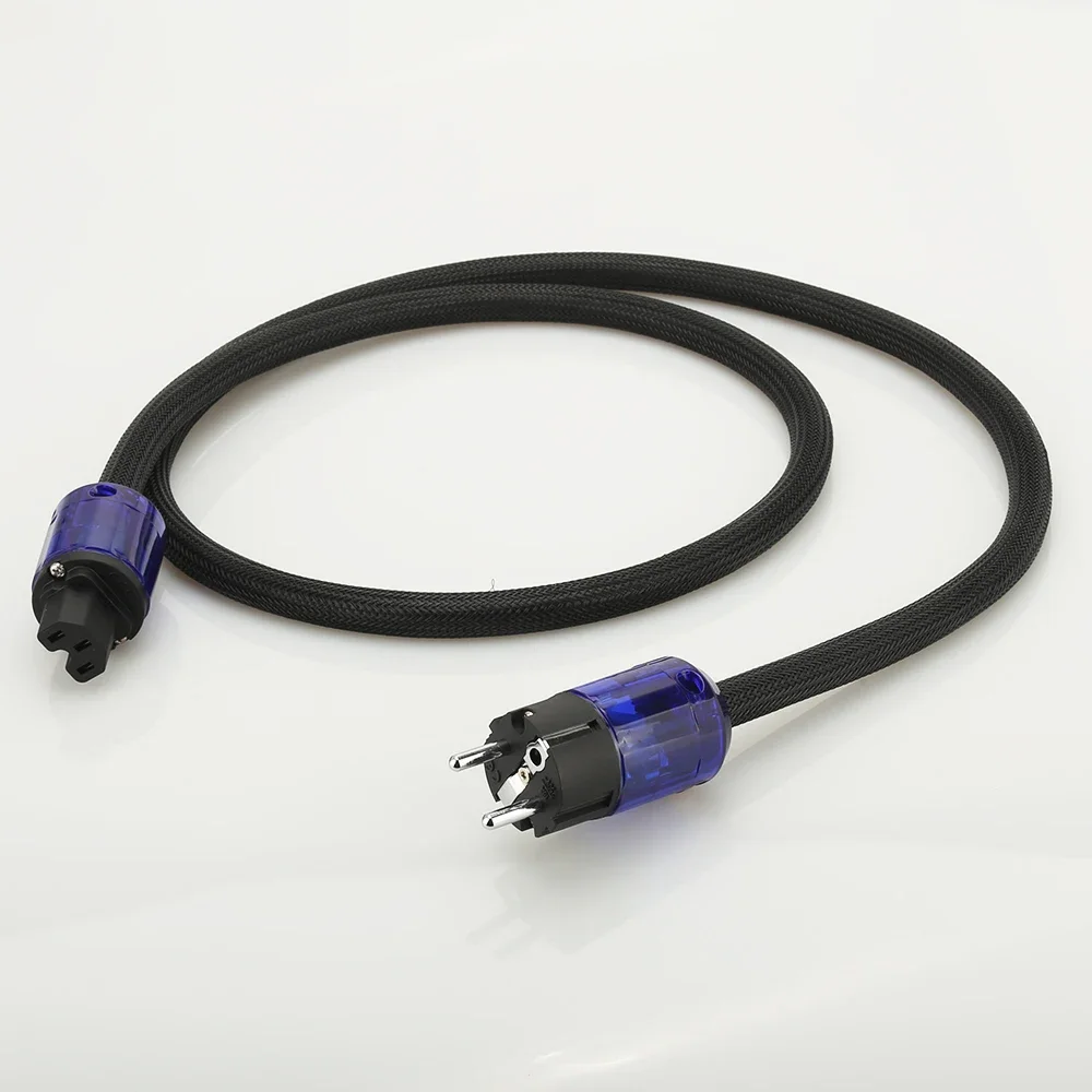 

Hi-End pure copper Schuko Power cable with P037E+C037 EU power plug