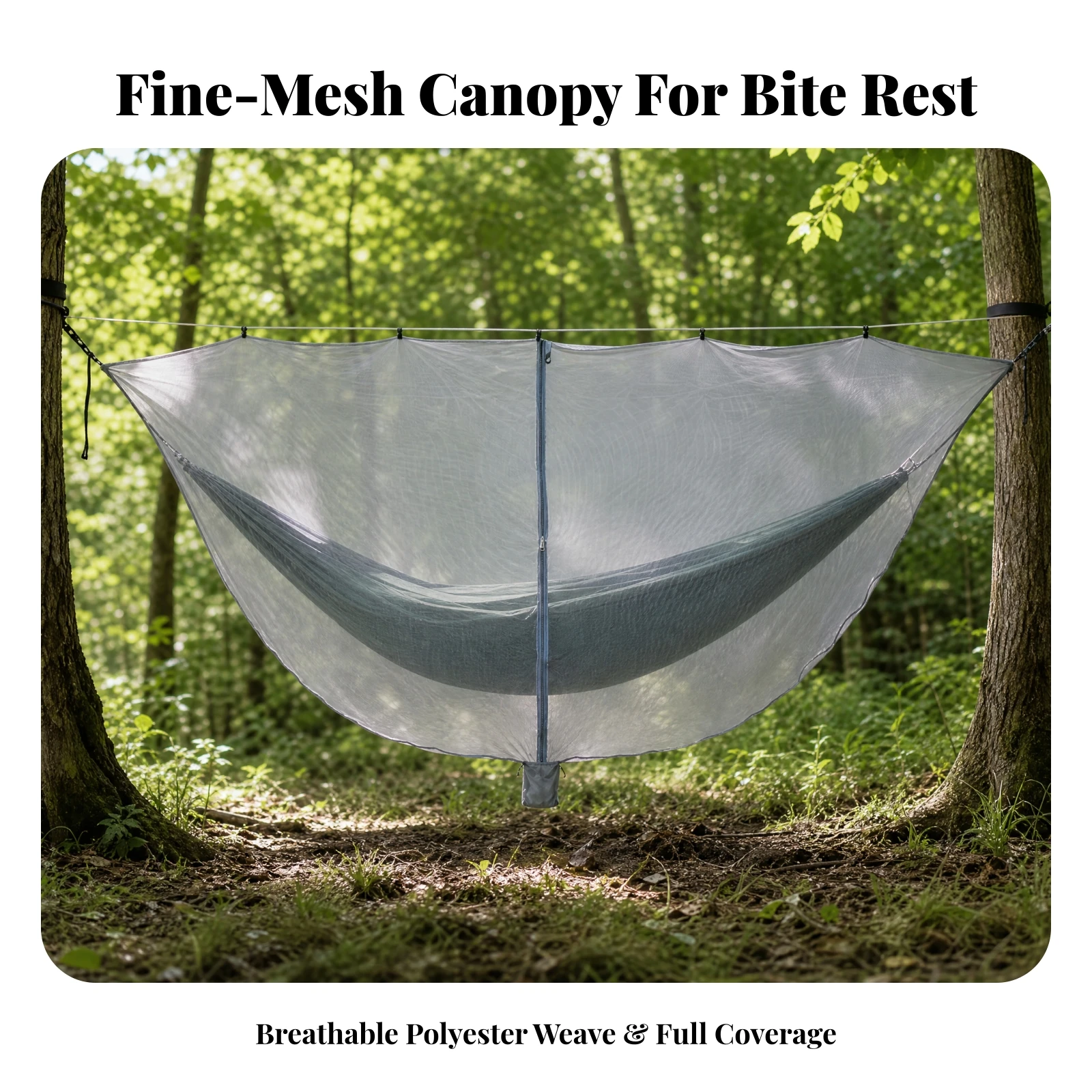 Sling Bug Net Breathable Sling Bug Net Compact Portable for Campers, Outdoor, Backyard