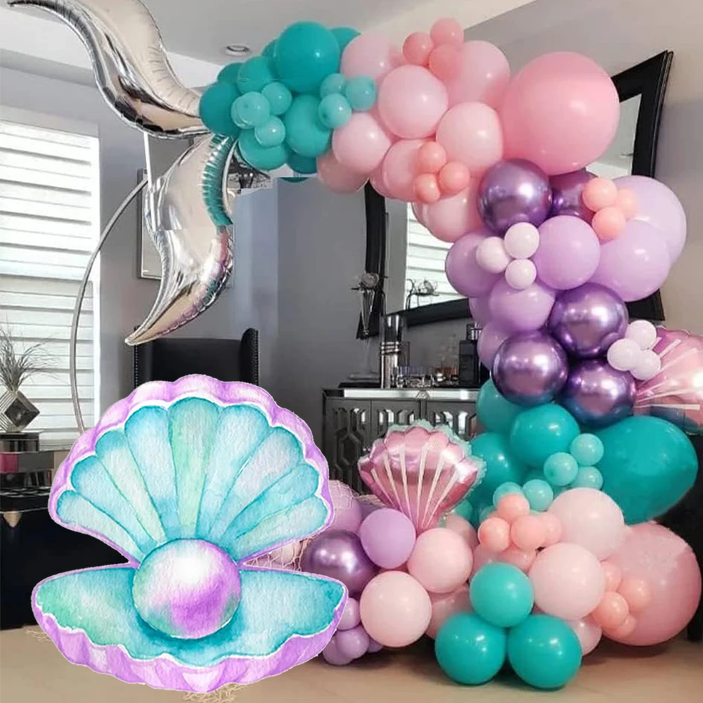 Pearl Shell Cutouts 46/61/92cm Under the Sea Theme Party Decorations DIY Girls Birthday Wedding Baby Shower Party Photo Props