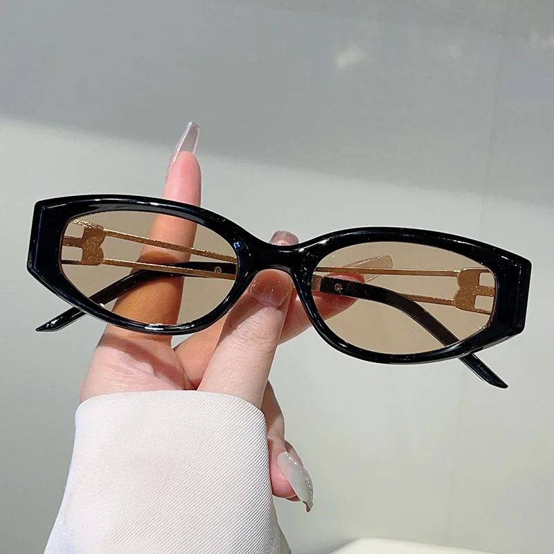 KAMMPT Ovale Sonnenbrille für Damen, 2025, neue Mode, Vintage-Stil, Outdoor-Dekor, Schattierungen, Damen, trendiges Luxus-Markendesign, lässige Sonnenbrille