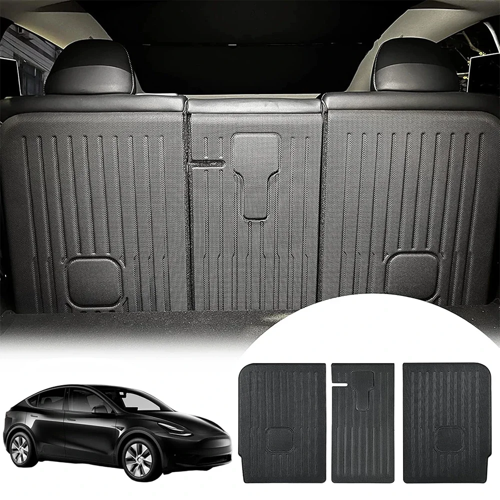 Floor Mats Boot Mat for Tesla Model Y Juniper 2025 Model 3 Highland Floor Liner All Weather Waterproof XPE Trunk Mat Cargo Liner
