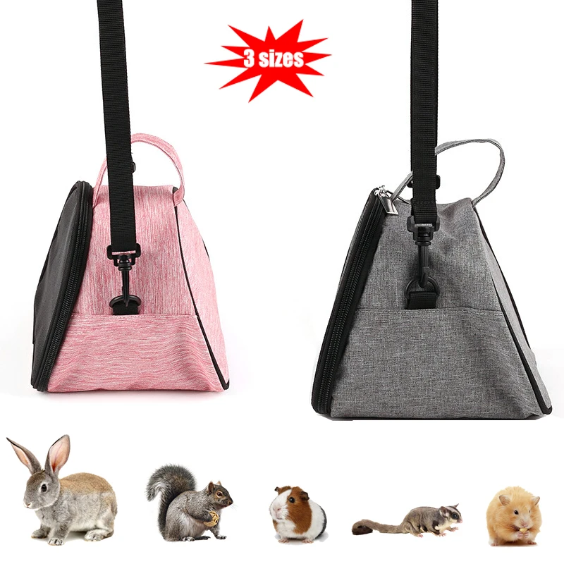 Durable Hamster Carrier Travel Bag Portable Breathable Small Pet Carrier Sling Bag Hedgehog Bag Rabbit Cage Ferret Carrier Bag