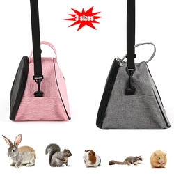 Durable Hamster Carrier Travel Bag Portable Breathable Small Pet Carrier Sling Bag Hedgehog Bag Rabbit Cage Ferret Carrier Bag