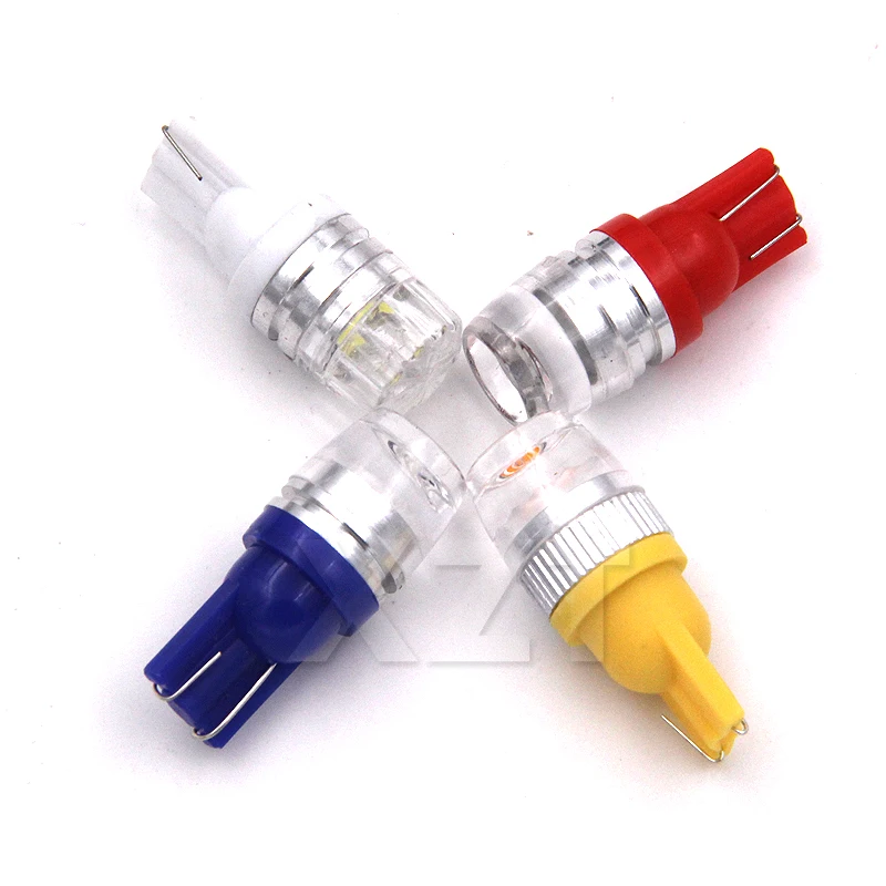 

T10 5630 2SMD Car Side Marker Light 1W Astigmatic W5W Car License Plate Light Cabin Reading Light Diamond Lens Car Accessories