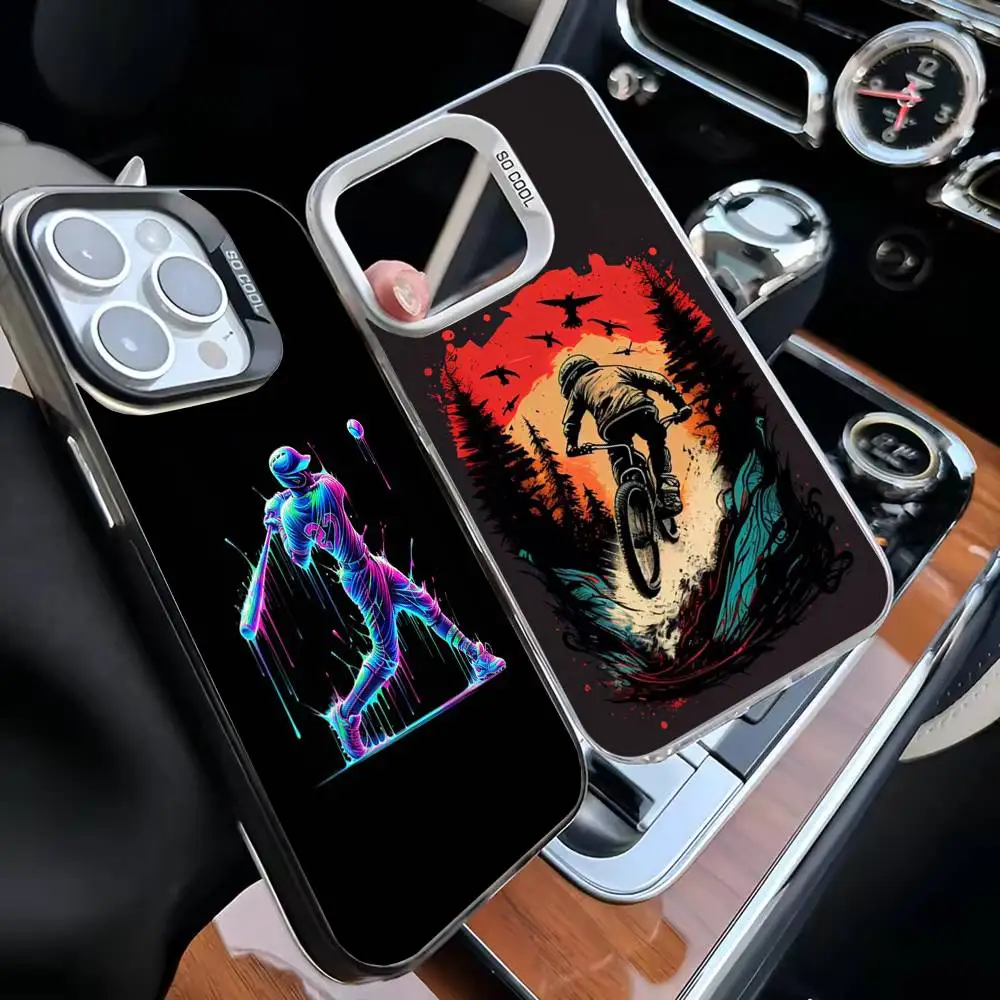 

Gothic Sports Phone Case For iPhone 16,15,14,13,12,11,Mini,Pro,MAX White Matte Shockproof Cover