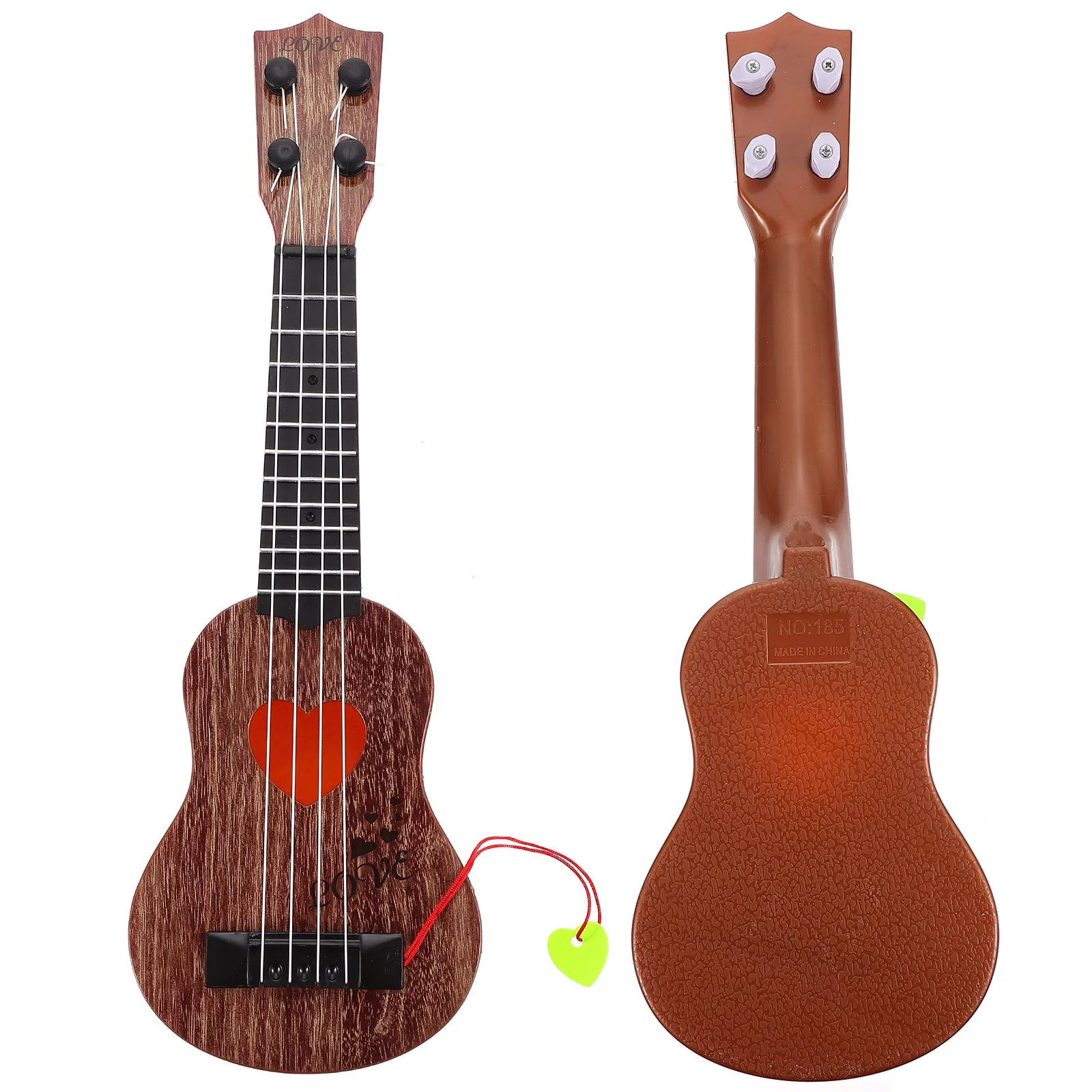 Ukelele de juguete para niños, juguete educativo Musical, instrumento de simulación de plástico, Mini niños educativos