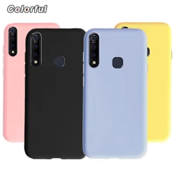 For Vivo Z5x 2020 2019 Z1Pro 1918 1919 1951 Soft Liquid Silicone TPU Shockproof Cover For Vivo Z1 Pro Coque VivoZ5x Simple Capas
