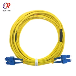 6.5m 9m High Quality Optical fiber cable for Flora LJ320P PP3220UV Printer SC-SC Armoured Optical fiber cable Flora data cable