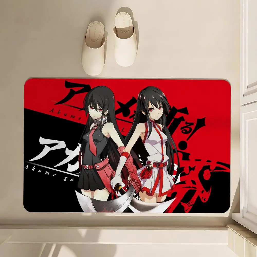 

AkameS Ga KillS Floor Mat Soft Diatom Bathroom Absorbent Floor Mat, Toilet Of The Bathroom, Household Floor Mat, Door Mat Carpet