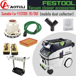 Festool vacuum cleaner 26/36e motor carbon brush and Mirka 915 dust bucket motor accessories General purpose