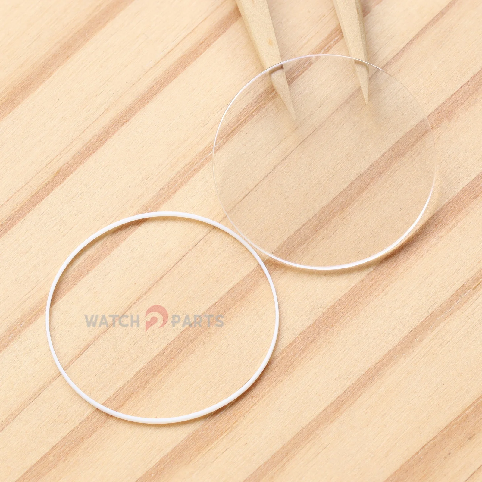 Watch Sapphire Crystal&Gasket for Vacheron Constantin VC Malte 42015 38mm Front&Case Back Glass