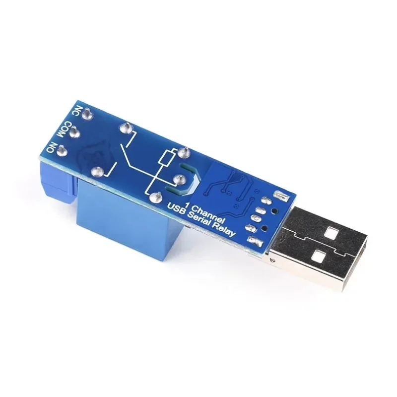 1 way USB serial port control relay computer control module overcurrent protection command control switch smart home