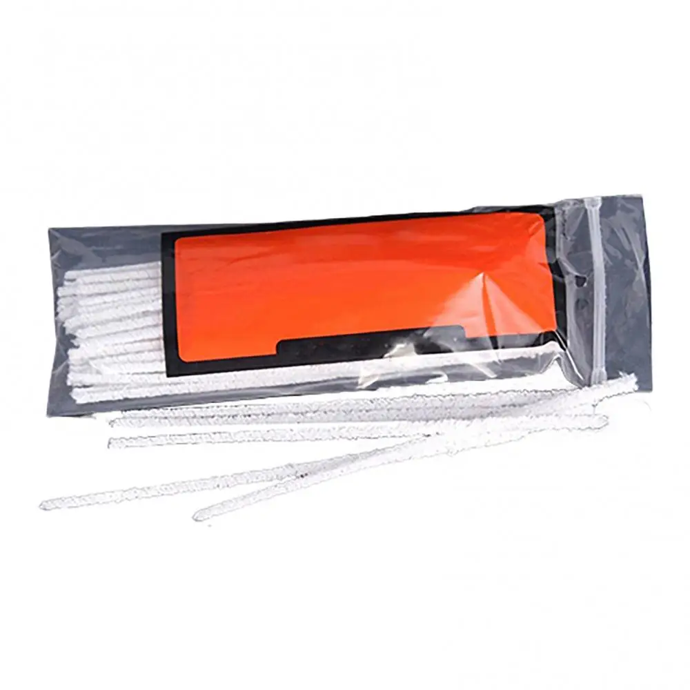 50Pcs Universal White Intensive Cotton Pipe Cleaners Smoking/Tobacco Pipe Cleaning Tool Cigarette Accessories