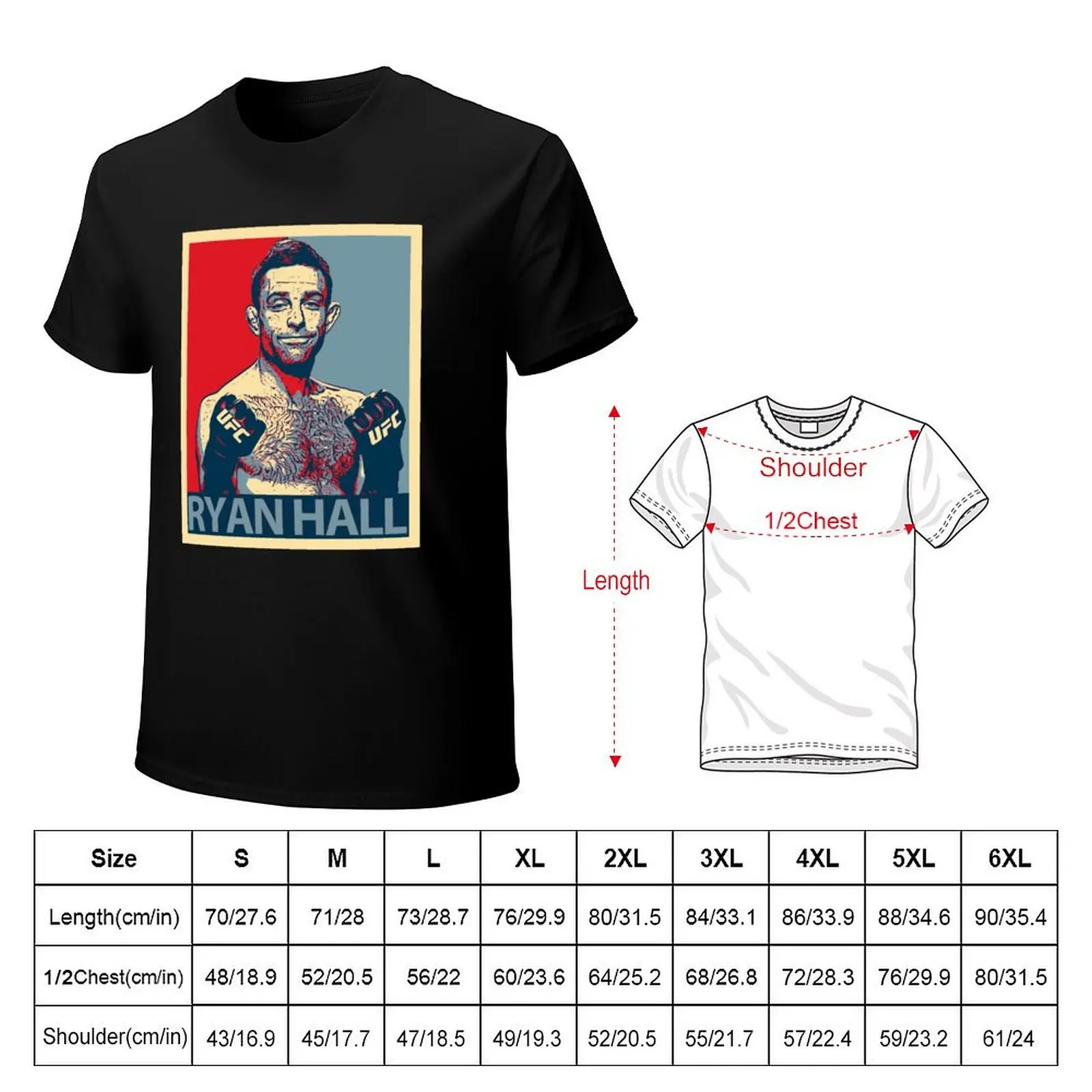Ryan Hall T-Shirt man t shirts high quality luxury brand T-Shirt