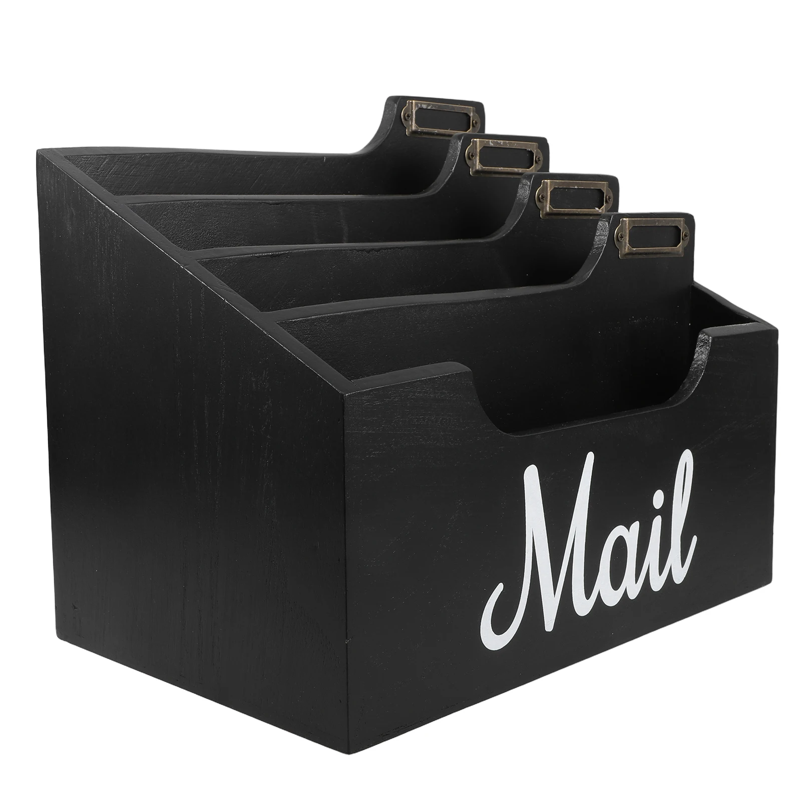

Wooden Mail Sorter Desk ganizer Paper Storage Stationery File Envelope Holder Wood Cases Mail Sorter Key ganizer Magazine Holder