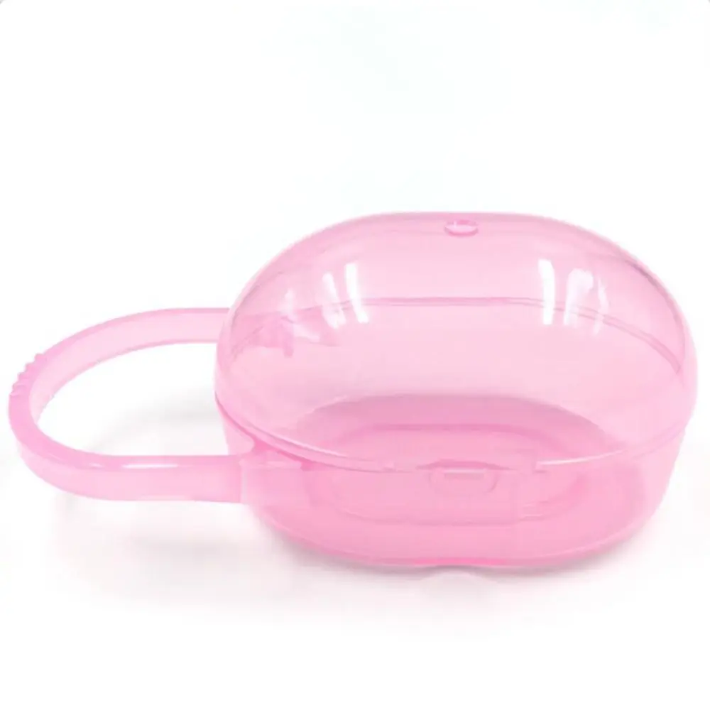 

Wide Mouth Travel Storage Baby Nipple Hanging Portable Oval Shape Dustproof Nipple Box Storage Box Pacifier Box Pacifier Case