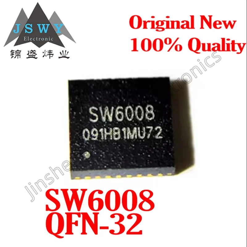 

(5/30PCS) SW6008 QFN-32 Package 100% original Genuine Stock Multi-Protocol Fast Charging Chip Brand New Electronics FastShipping