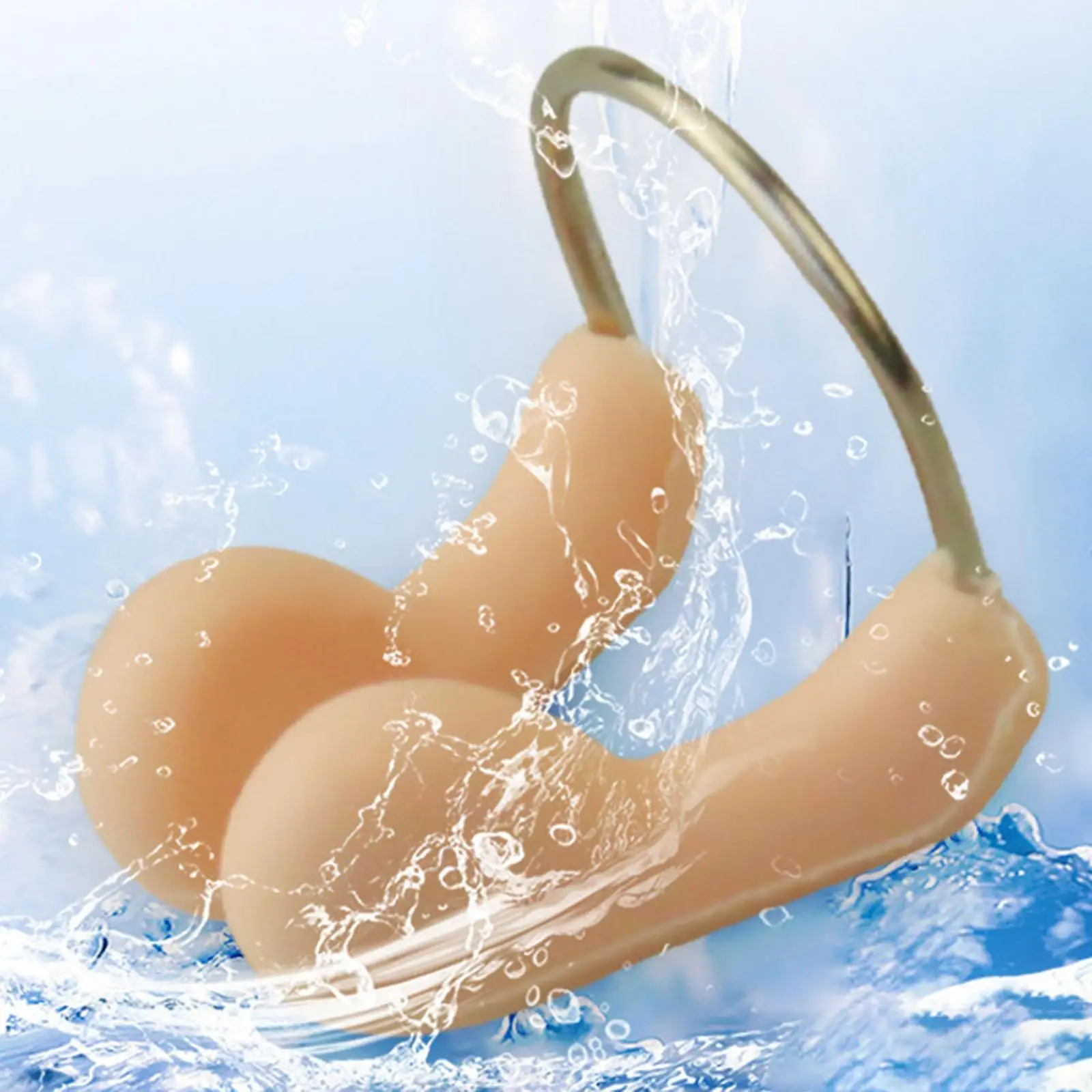 Schwimm-Nasenklammer, Schwimmnasen-Stecker-Zubehör, tragbar, bequem, für Anfänger, Schutz für das Surfen im Pool im Freien