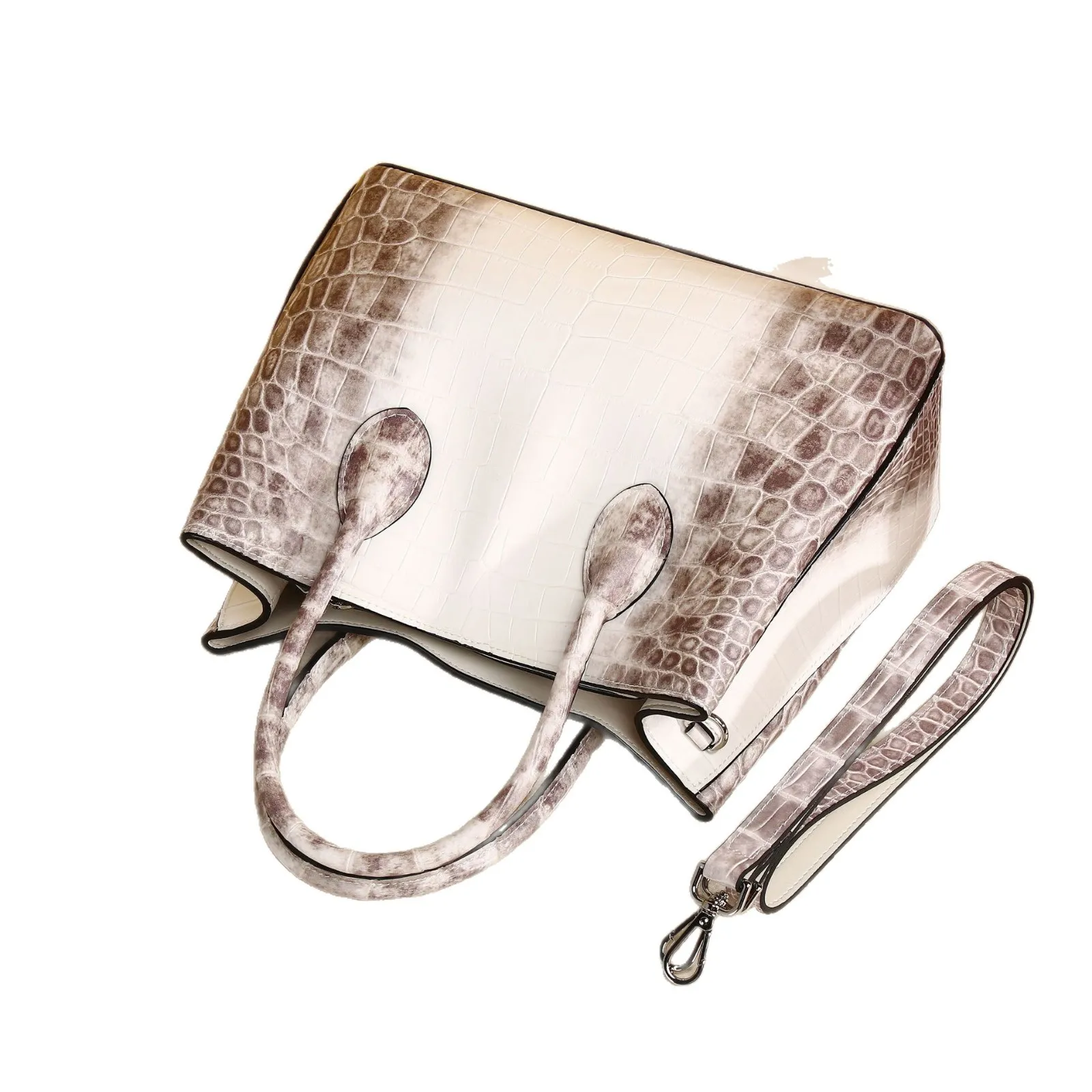 New Fashion Alligator Pattern Women Handbags European Designer Cow Genuine Leather Shoulder Female Girl Luxury Crossbody Bag