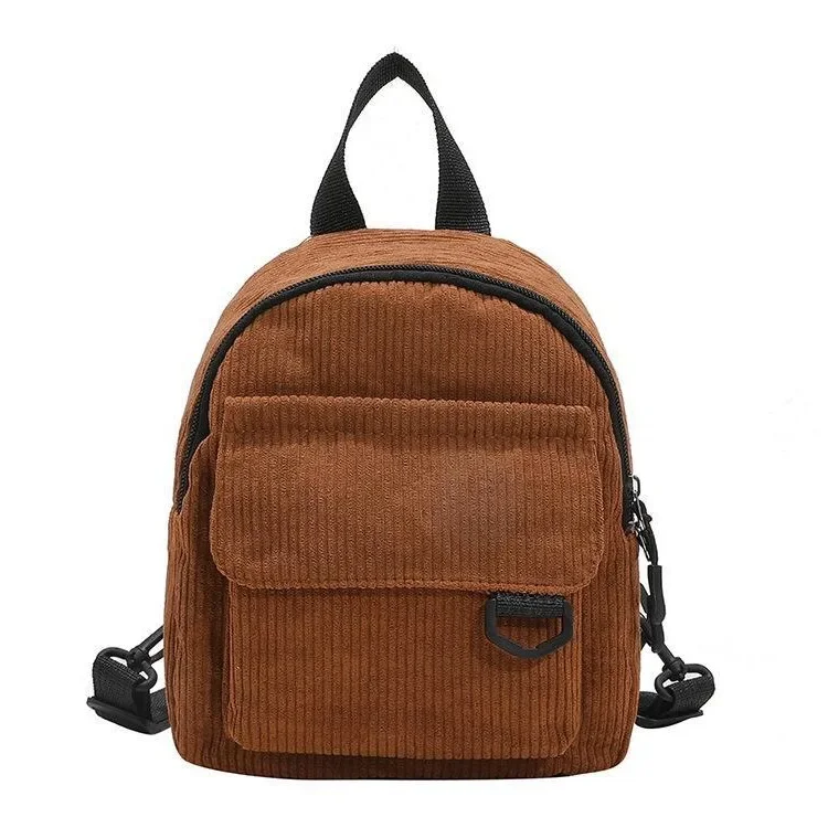 Mommy Children Mini Backpack Storage Bag Outdoor Travel Fashion Casual  Kawaii Corduroy Kid Bag Kawaii Kids Stroller Accessories