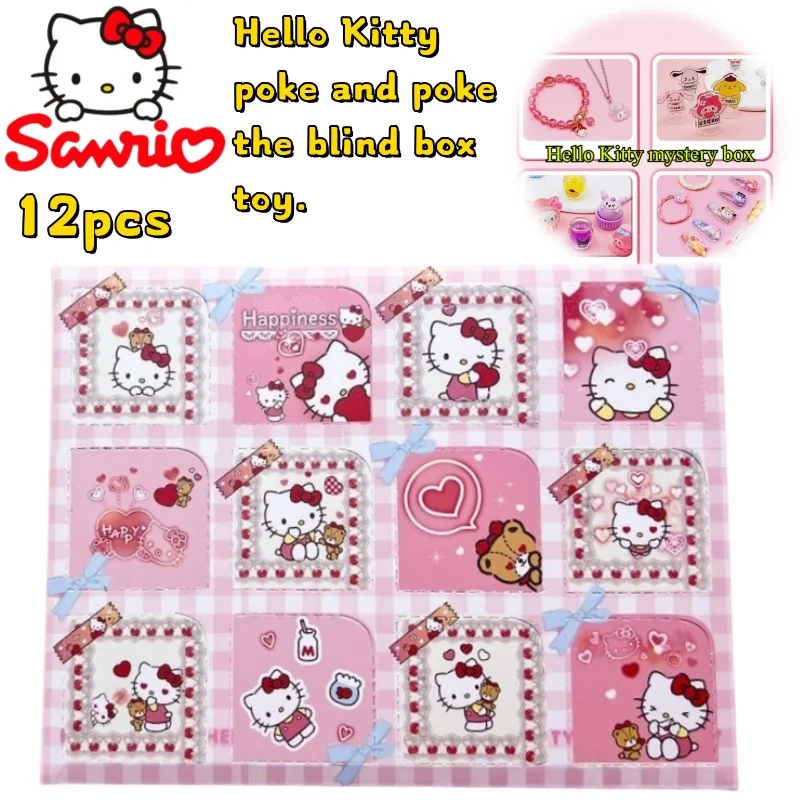 sanrio-hello-kitty-caixa-cega-poke-and-prod-dos-desenhos-animados-mao-escritorio-menino-corda-de-cabelo-pulseira-buraco-musica-brinquedos-das-criancas-presente-aniversario