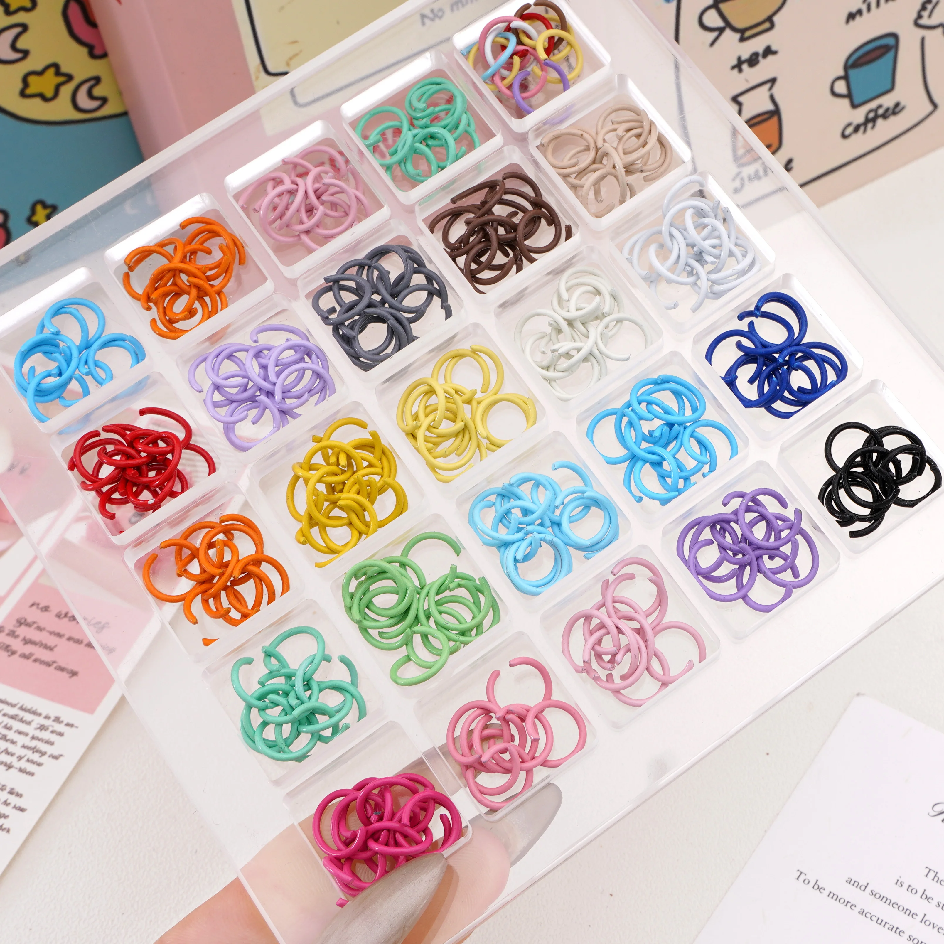 50pcs Cincin Loncat Besi Berla - Jump Ring Assorted ulasan dan harga