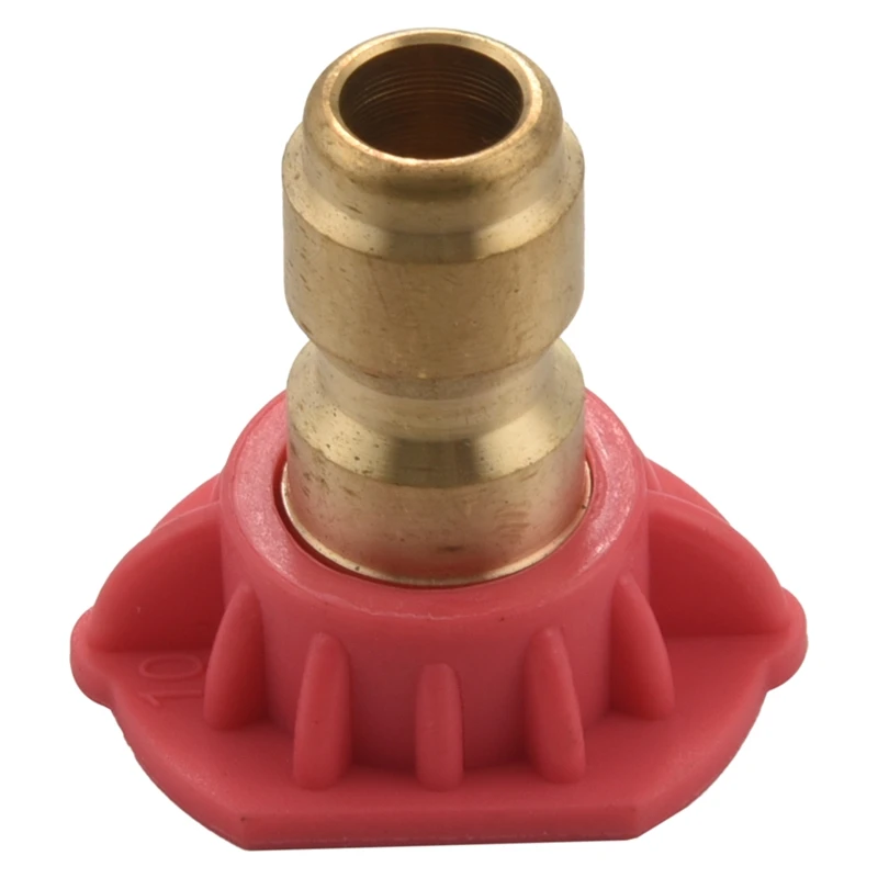 Końcówki dysz Second Story Quick-Connect do myjki ciśnieniowej, strumienia mydła i płukania, dysza dalekiego zasięgu, 1/4 cala, 4000 psi, 2 szt.