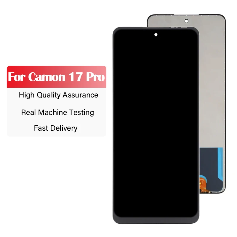 

LCD Screen for 6.8 inches Tecno Camon 17 Pro CG8 LCD Touch Screen Digitizer Assembly with Repair Tool and Glue For camon 17 pro