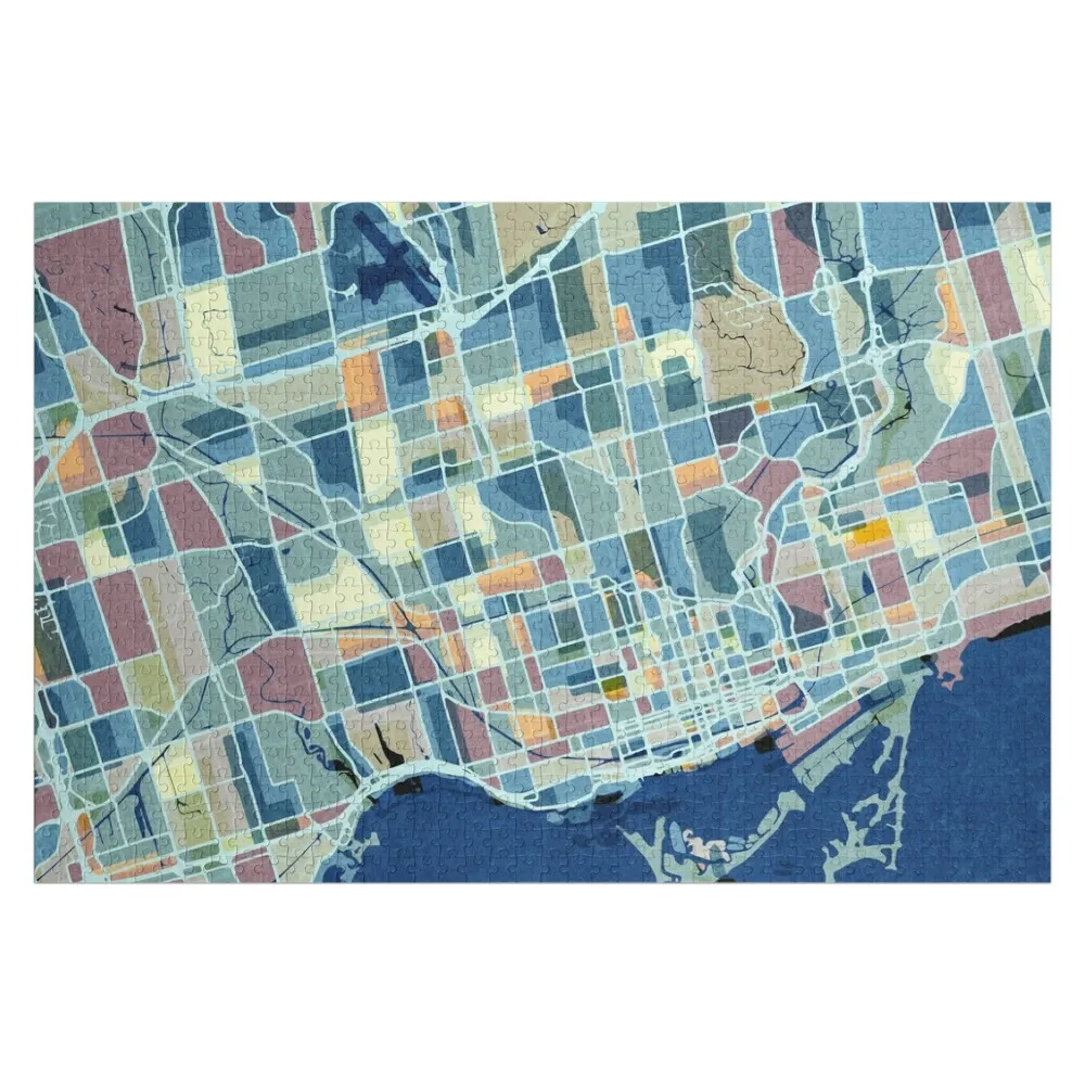 

Toronto Map Jigsaw Puzzle Adult Wooden Anime Christmas Toys Wood Photo Personalized Puzzle