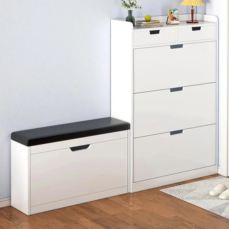 Vertical Modern Shoe Rack Multilayer Men Cabinet Living Room Fashion Safe Shoe Rack Design White Postmodern Furniture