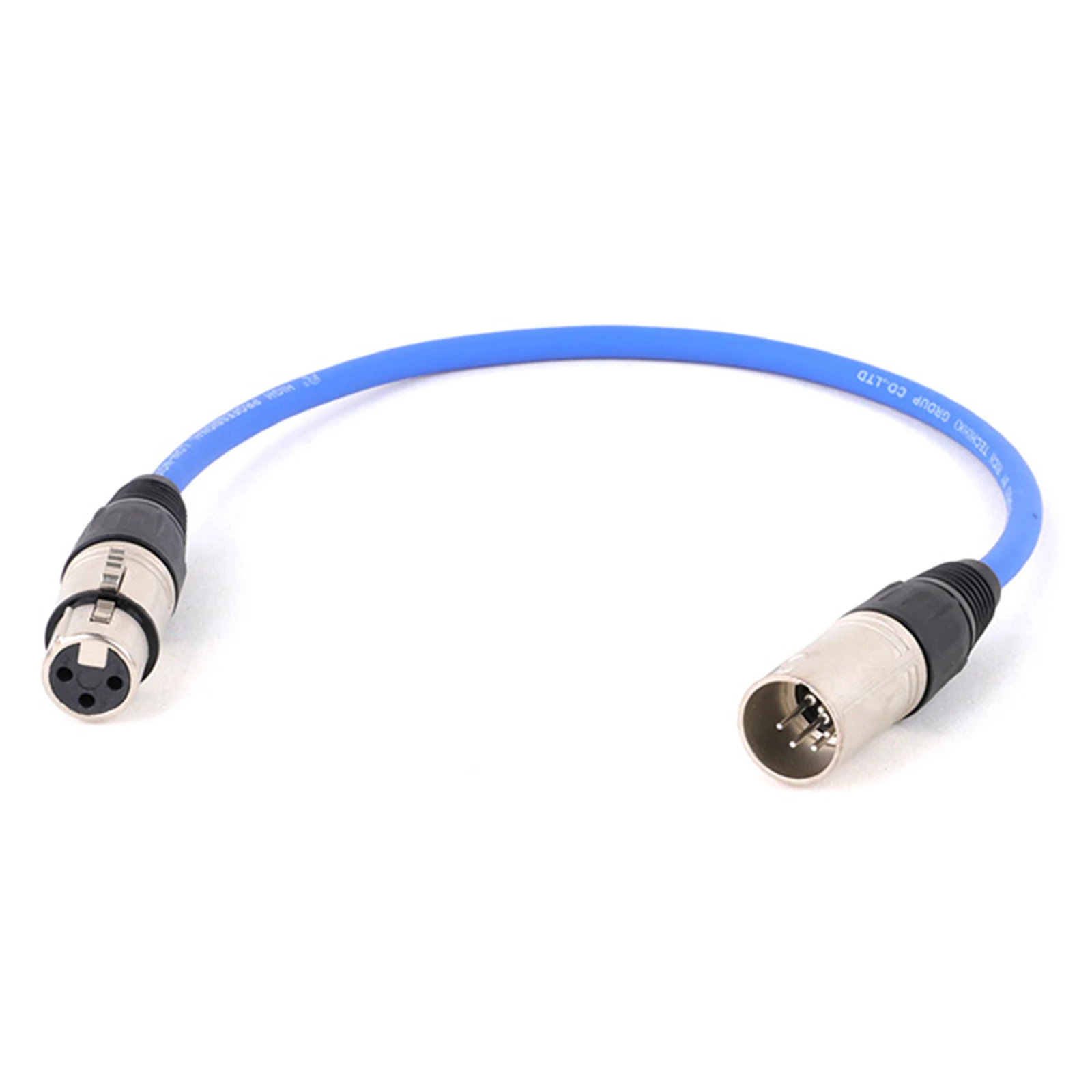 XLR Cable XLR3F to XLR5M Adapter - 3 Pin Female XLR to 5 Pin Male XLR Turnaround 2 All Copper Conductors+Shielded 0.15M -15M 1PC