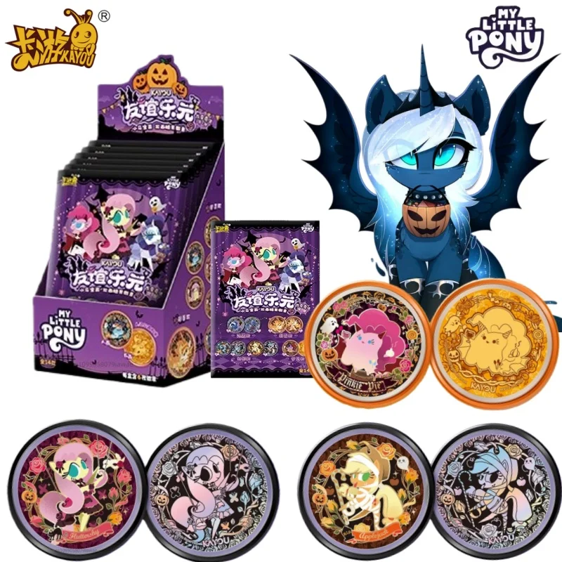 

KAYOU новый двусторонний значок «Мой маленький пони», милый волшебный первый выпуск, подлинный аниме-периферийный магнитный значок, праздничный подарок