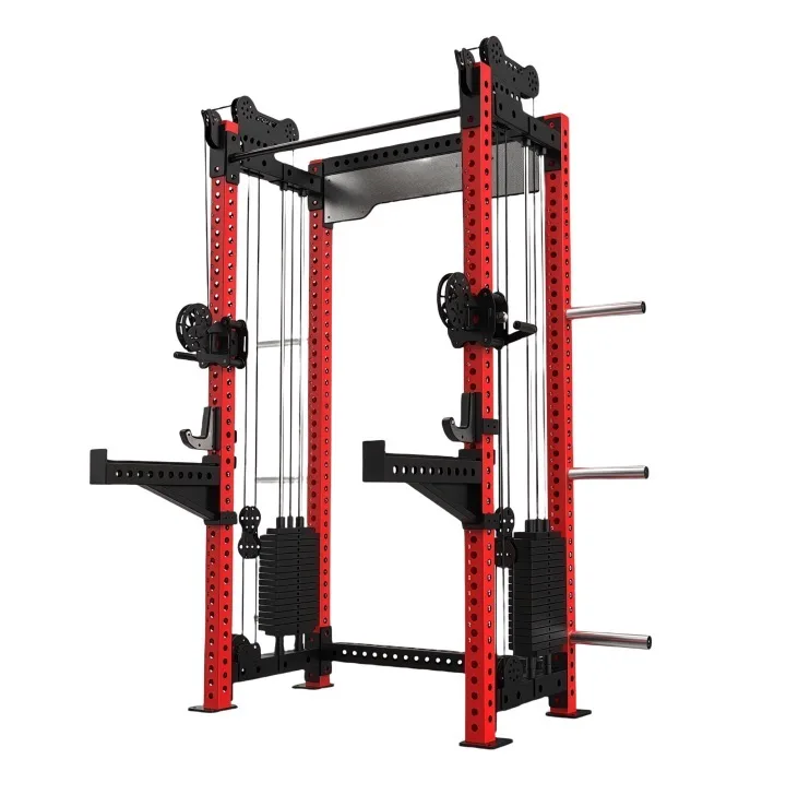 Máquina de hilera alta y baja, equipo de gimnasio, Cable de entrenamiento integral, estante para sentadillas con potencia cruzada, hecho de acero de alta calidad 2