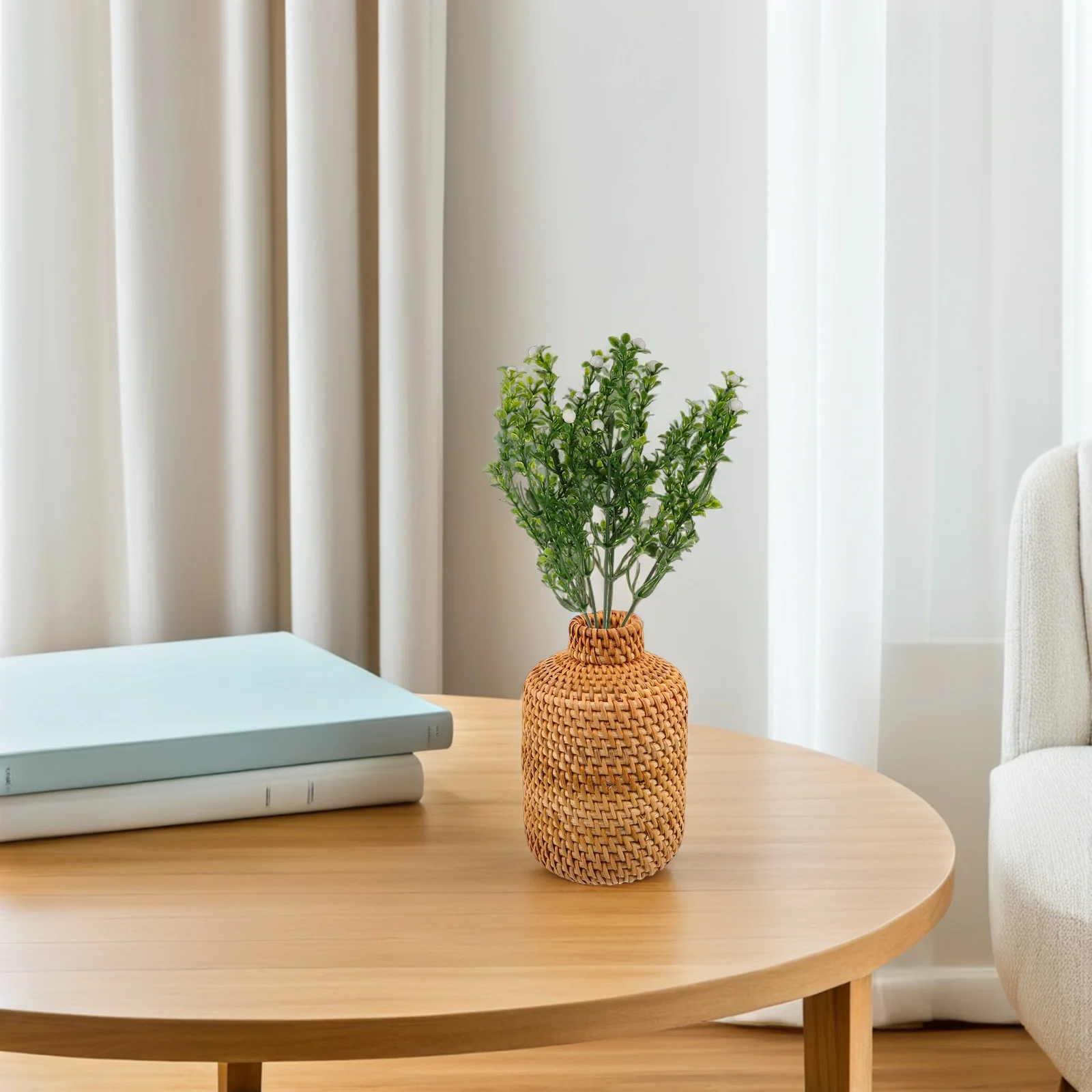 

3pcs Faux Fruit Twigs Artificial Branches for Vase Decorative Greenery Stems Floral Arrangement Decoration