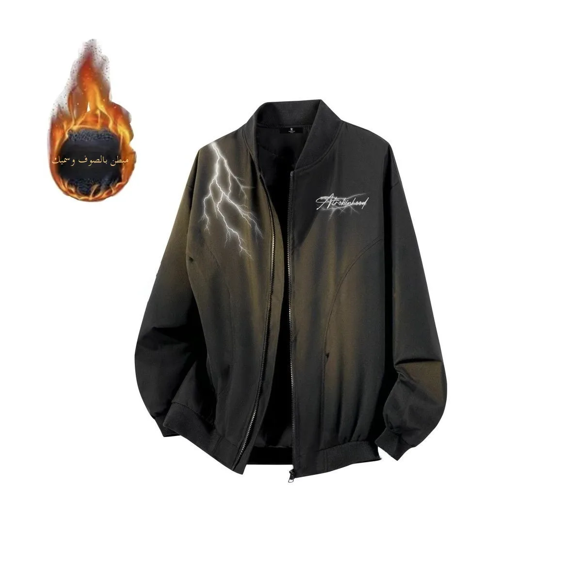 

Spring Summer Thin High Street Pilot Baseball Jaet Men's American Retro Trendy Loose Fit Jaet Youthful ular Stand