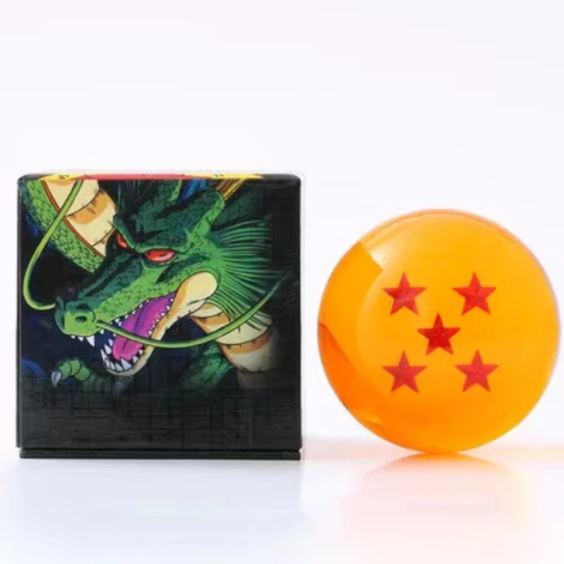 Anime Figure Dragon Ball 7.6cm Crystal Ball Big All Size Resin Sphere Model Collect Christmas Children Present Ornament Gift