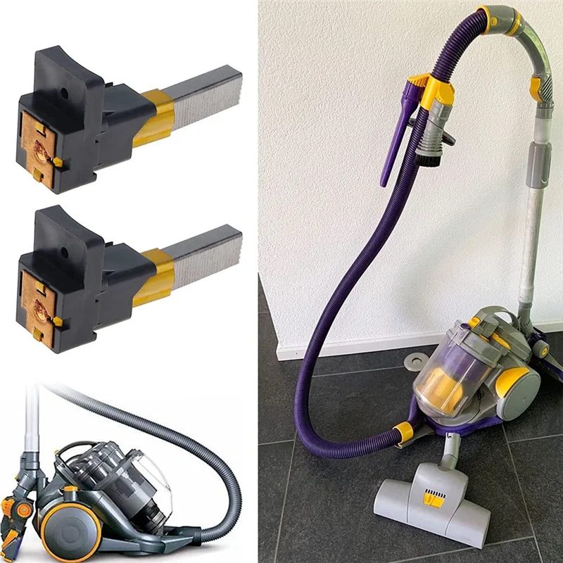 EQAZ-10 шт. угольные щетки с держателями для пылесосов Dyson DC05 DC07 DC08, двигатель, угольная щетка 7X11X32 мм