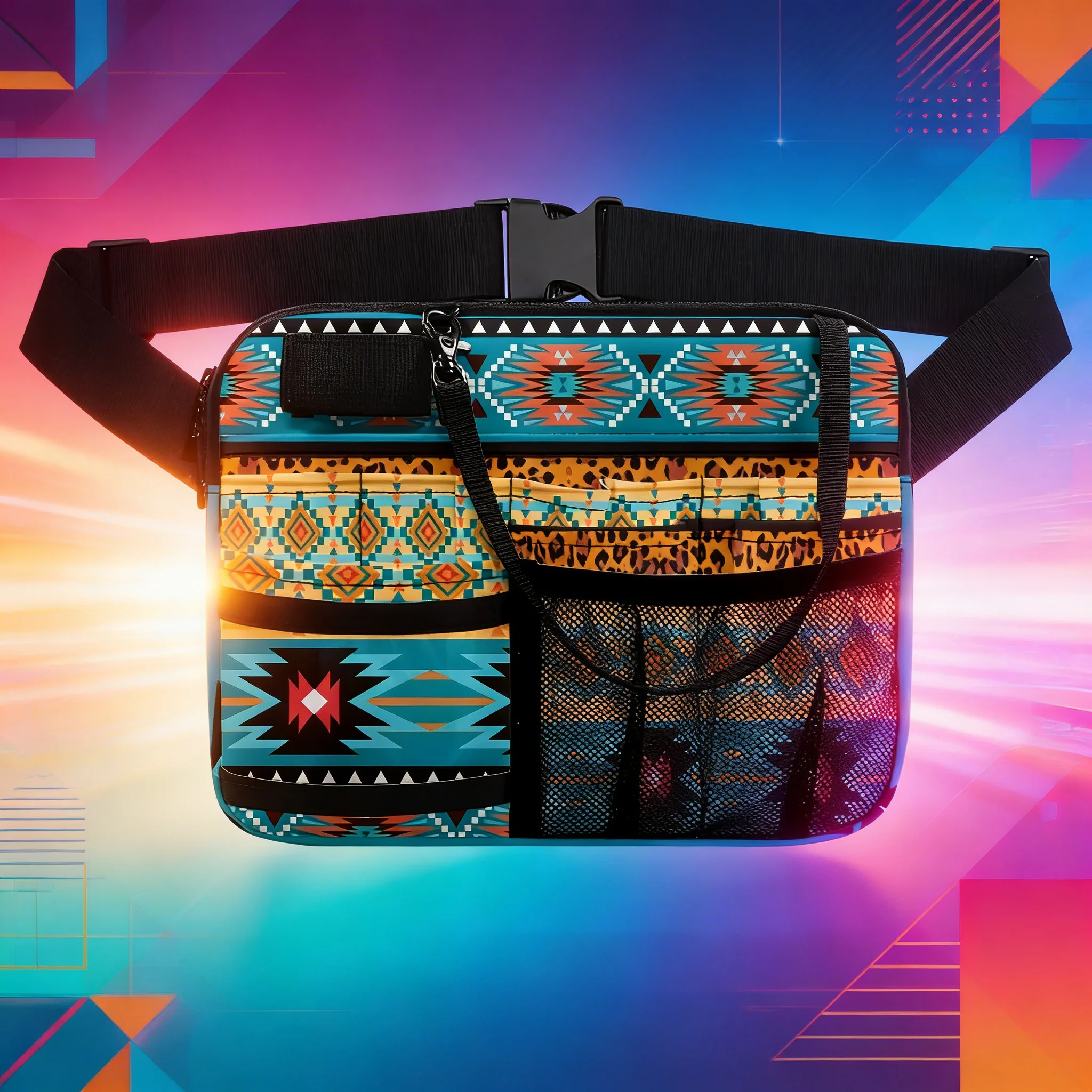 

Cute Kawaii Rainbow Nurse Fanny Pack Lightweight Medical Organizer for Students