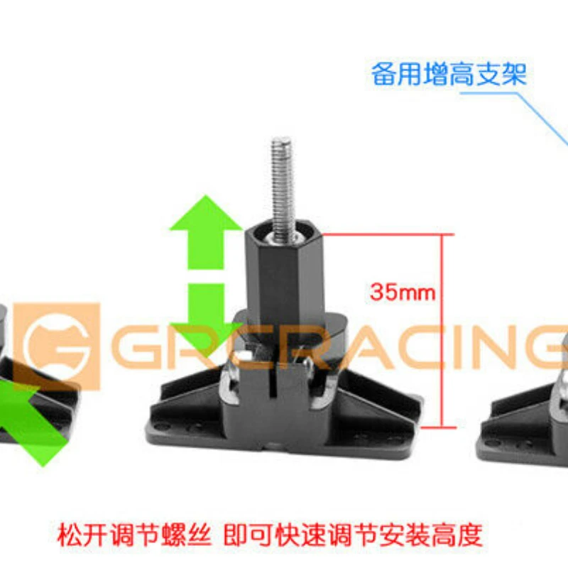 GRC Spare Wheel Bracket / Tire Rack / Wheel Holder Carrier for TRX4 Axial SCX10 RC4WD D90 Tamiya CC01 1/10 RC Car Crawler #G159A