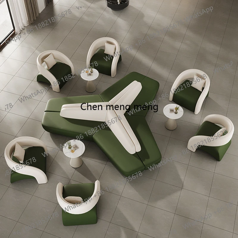 Italian Minimalist Beauty Salon Sofa Nordic Creative Hotel Lobby Reception Sofa Commercial Furniture