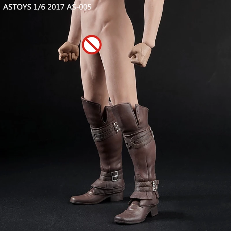 Astoys as005 Soldat Militär lange Stiefel feste Schuhe Modell alte römische Kreuzritter Stiefel für 12 ''Action figur Sammlerstück