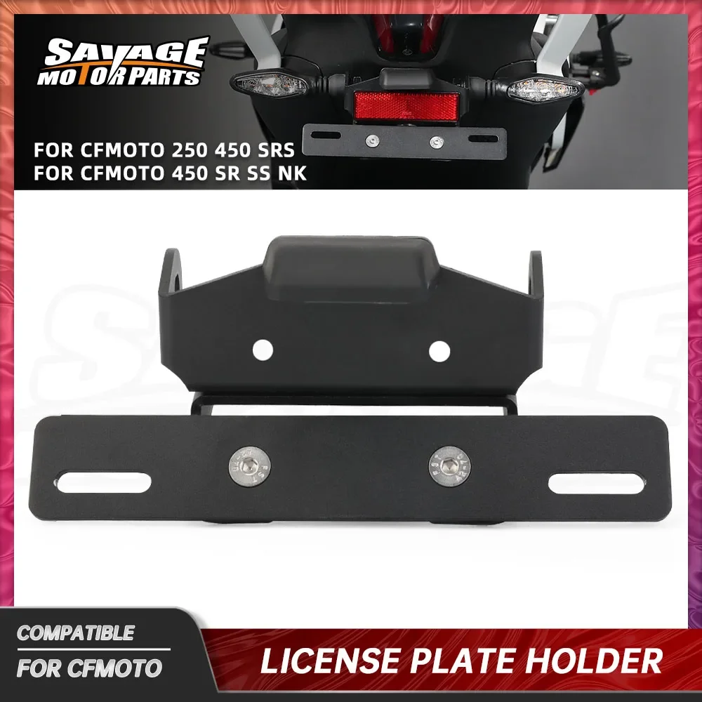 

Motorcycle License Plate Holder Tail Tidy Fender Eliminator Bracket For CFMOTO 250SRS 2024 450NK 450SR 450SS 450SRS 2022-2023